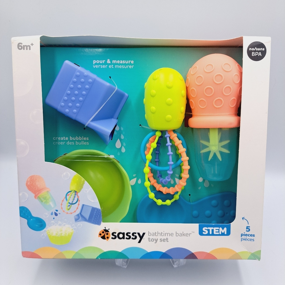 Sassy Bathtime Baker Toy Set